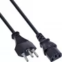 InLine 40 vnt. pakuotė Šveicarijos J tipo maitinimo laidas su C13 kištuku
