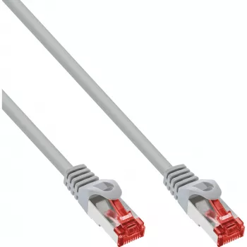 InLine 30 vnt. komplektas Patch laidas, S/FTP, Cat.6, 250MHz, PVC, CCA, pilka, 3m