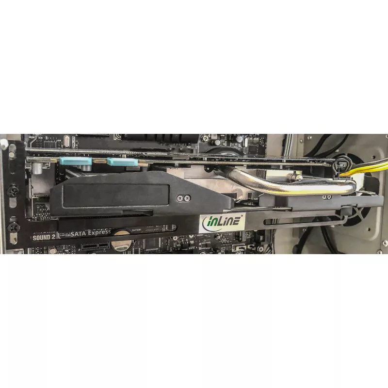 GPU atraminis laikiklis InLine 59955 juodas