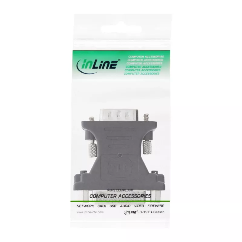 InLine DVI-A adapteris DVI 24+5 moteriškas / HD15 vyriškas