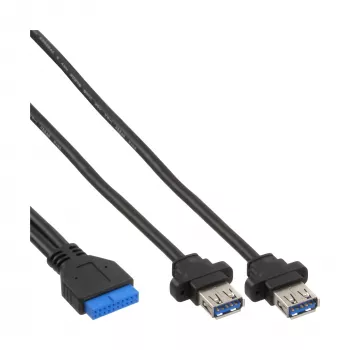 InLine Mini-PCIe kortelė su 2x USB 3.0 prievadais