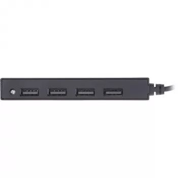 InLine USB 2.0 4 prievadų USB šakotuvas, USB-A kištukas į 4x USB-A lizdą, kabelis 15 cm
