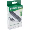 InLine USB 2.0 4 prievadų USB šakotuvas, USB-A kištukas į 4x USB-A lizdą, kabelis 15 cm