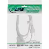 InLine Euro tipo C kištukinis ilginimo laidas, kištukas / lizdas, baltas, 2 m