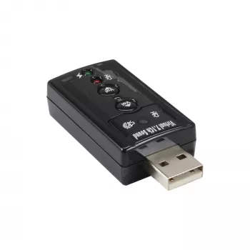 USB garso kortelė InLine 33051C su virtualiu 7.1 erdviniu garsu
