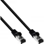 InLine Patch Laidas S/FTP PiMF Cat.8.1 halogen free 2000MHz juodas, 0,5 m