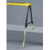 Brennenstuhl MB 120 KH plastikinis plieninis darbinis stovas pilkai geltonas