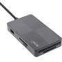 InLine 66772F kortelių skaitytuvas USB pilka