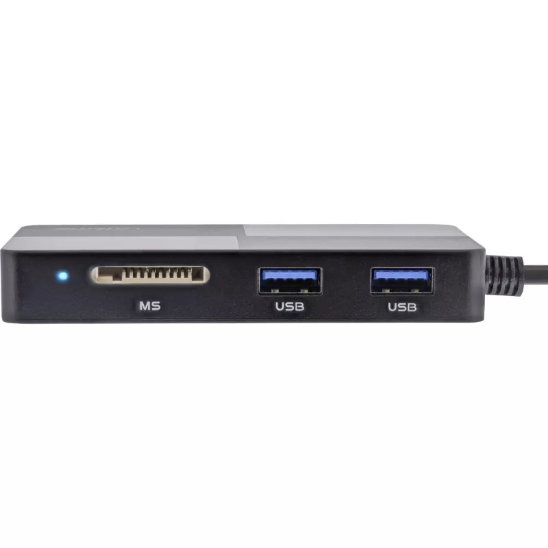 InLine 66772F kortelių skaitytuvas USB pilka