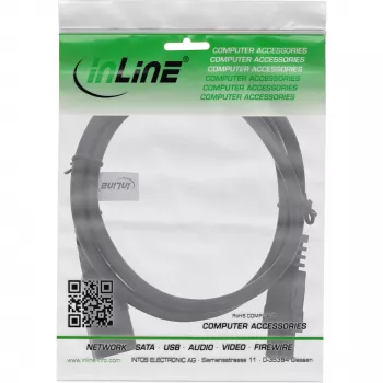 InLine maitinimo laidas, C14 lizdas – C5 kištukas, juodas, 5 m