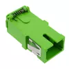InLine 89992F SC/SC vienmodis šviesolaidinis adapteris su apsauginiu dangteliu, žalias