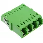 InLine šviesolaidinis movos adapteris Quad LC/LC vienmodis žalias 89989I