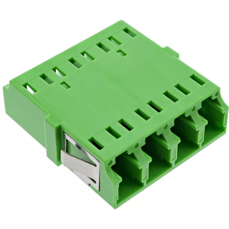 InLine šviesolaidinis movos adapteris Quad LC/LC vienmodis žalias 89989I