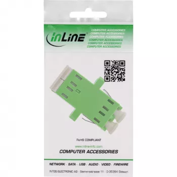 InLine 89989R Duplex LC/LC SM Šviesolaidinis Adapteris Patikimam Ryšiui