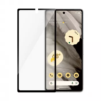 Apsauginis stiklas PanzerGlass Google Pixel 7a Ultra-Wide Fit atsparus įbrėžimams ir smūgiams
