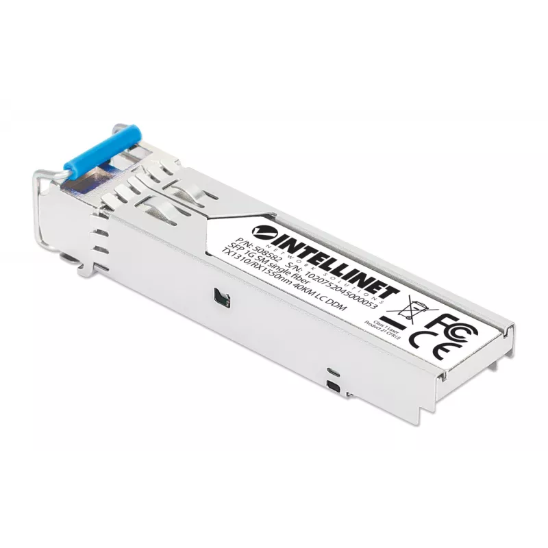 Intellinet Gigabit Fiber WDM Bi-Directional SFP optinis modulis 1000Base-BX-U LC 40 km