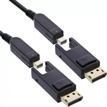 InLine 17210O DisplayPort kabelis 10 m Mini DisplayPort / DisplayPort juodas
