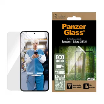 PanzerGlass® ECO MATRIX apsauginis stiklas Samsung Galaxy S25 | S24 | Ultra-Wide Fit