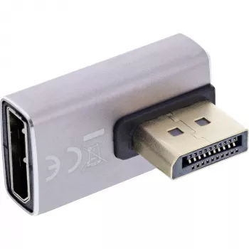 DisplayPort lyties keitiklis InLine 17291I pilkas juodas auksuotas