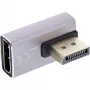 DisplayPort lyties keitiklis InLine 17291I pilkas juodas auksuotas