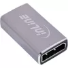DisplayPort lyties keitiklis InLine 17291A pilkas, auksuotas