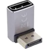InLine 17291F DisplayPort 1.4 adapteris, kištukas/lizdas, 90 laipsnių žemyn, 8K