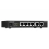 QNAP QSW-2104-2T-R2 tinklo jungiklis nevaldomas 10G Ethernet (100/1000/10000) stalinis juodas
