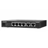 QNAP QSW-2104-2T-R2 tinklo jungiklis nevaldomas 10G Ethernet (100/1000/10000) stalinis juodas