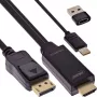 Aktyvus vaizdo keitiklis InLine 17162I 3840x2160 HDMI į DisplayPort