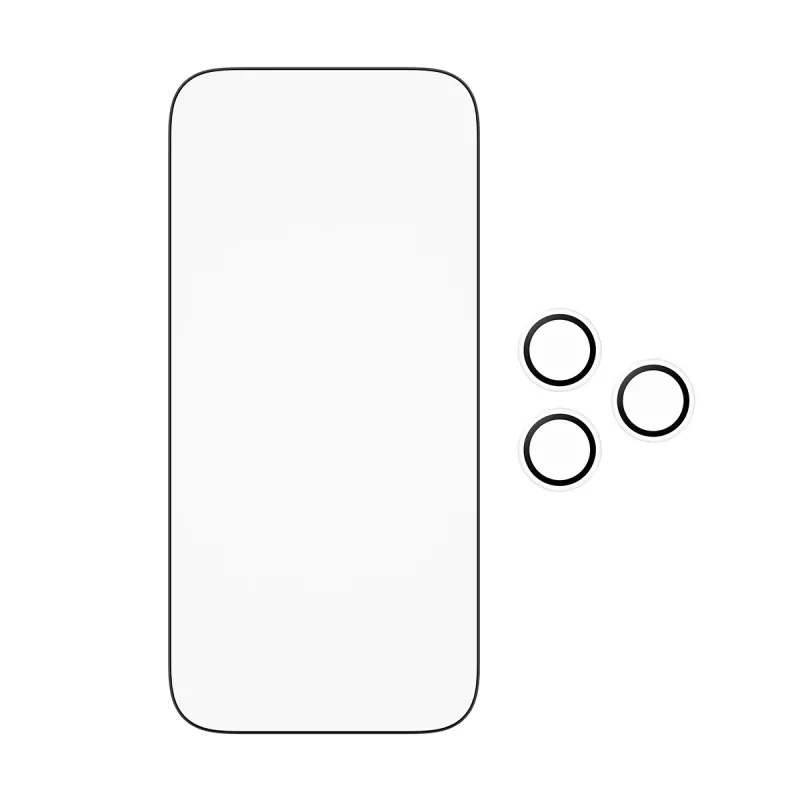 PanzerGlass 2-in-1 Essentials Bundle iPhone 17 Pro apsauginis stiklas ir fotoaparato lęšių apsauga