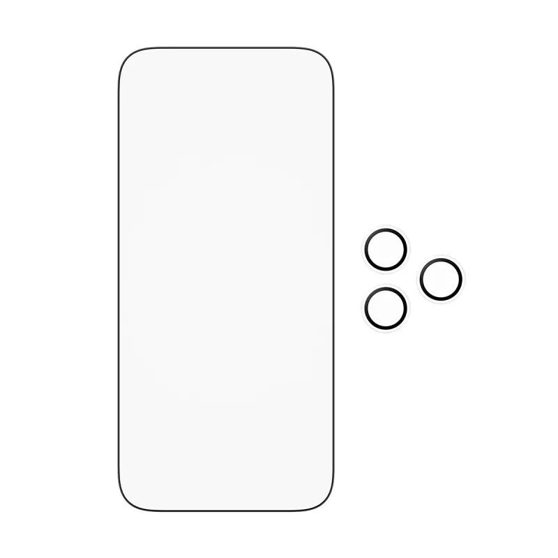 PanzerGlass 2-in-1 Essentials Bundle iPhone 17 Pro Max – apsauginis stiklas ekranui ir objektyvams