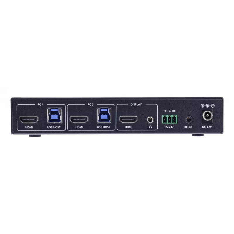 InLine 57885C KVM jungiklis montavimui į stelažą, juodas