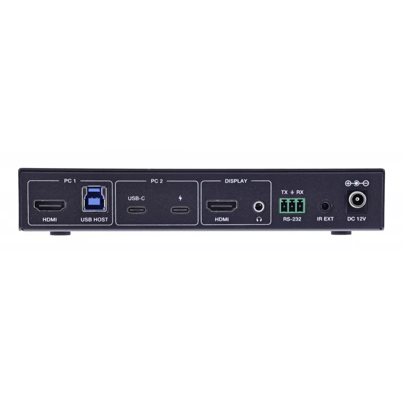 InLine 57885E KVM jungiklis montavimui į stelažą, juodos spalvos
