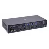 InLine 57885I KVM jungiklis stelažiniam montavimui, juodas