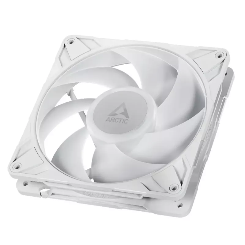 ARCTIC Freezer P14 Pro A-RGB (Baltas) - 3 vnt. rinkinys 140 mm A-RGB PWM ventiliatorius su kabelio dalikliu