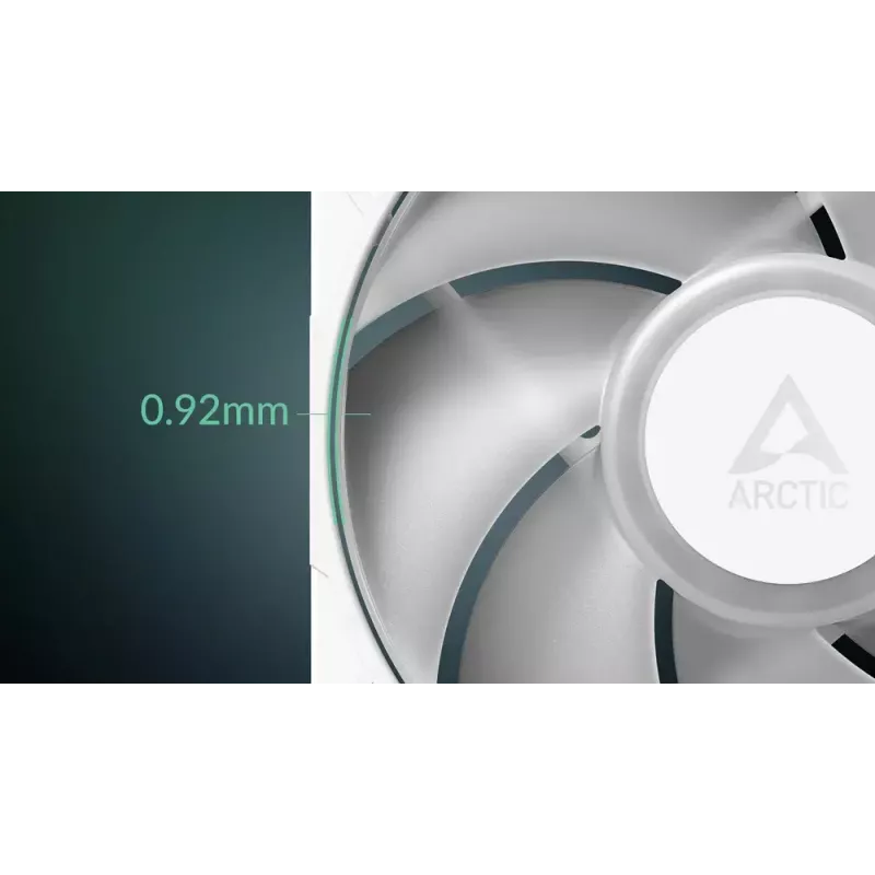 ARCTIC Freezer P14 Pro A-RGB (Baltas) - 3 vnt. rinkinys 140 mm A-RGB PWM ventiliatorius su kabelio dalikliu