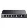 TP-Link Omada ES208GP valdomas L2 gigabitinis Ethernet komutatorius su PoE+ (8 prievadai, 64 W, DIN bėgis)