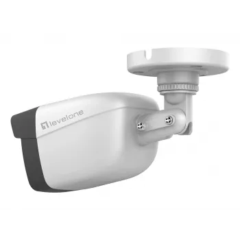 LevelOne GEMINI fiksuoto vaizdo IP kamera, 2 MP, H.265, 802.3af PoE, IR šviesos diodai, vidaus/lauko