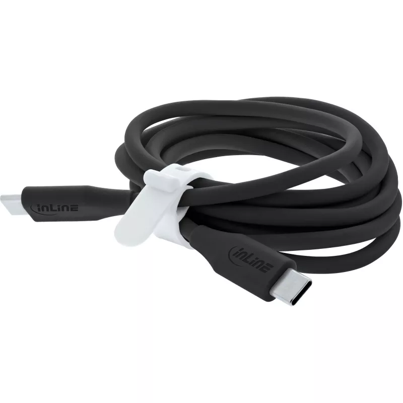 USB-C laidas InLine 35892 2 m juodas USB 2.0 0.48 Gbit/s
