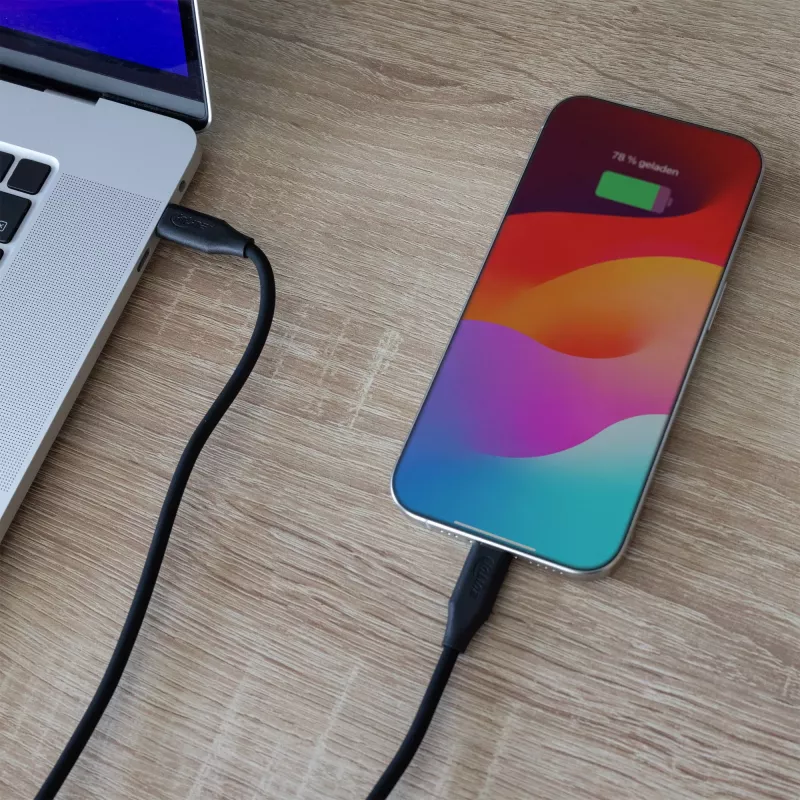 USB-C laidas InLine 35892 2 m juodas USB 2.0 0.48 Gbit/s