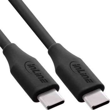 InLine 35891 USB laidas USB 2.0 1 m USB-C juodas