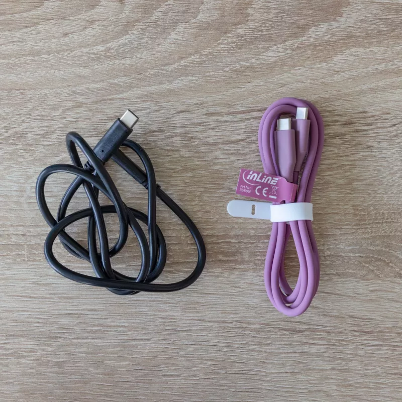 InLine 35895P USB-C laidas USB 2.0 0,5 m violetinis