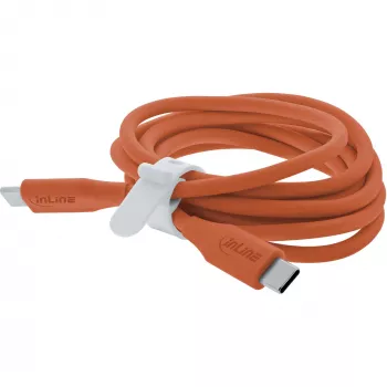 USB-C laidas InLine 35895O 0,5 m oranžinis USB 2.0 0,48 Gbit/s