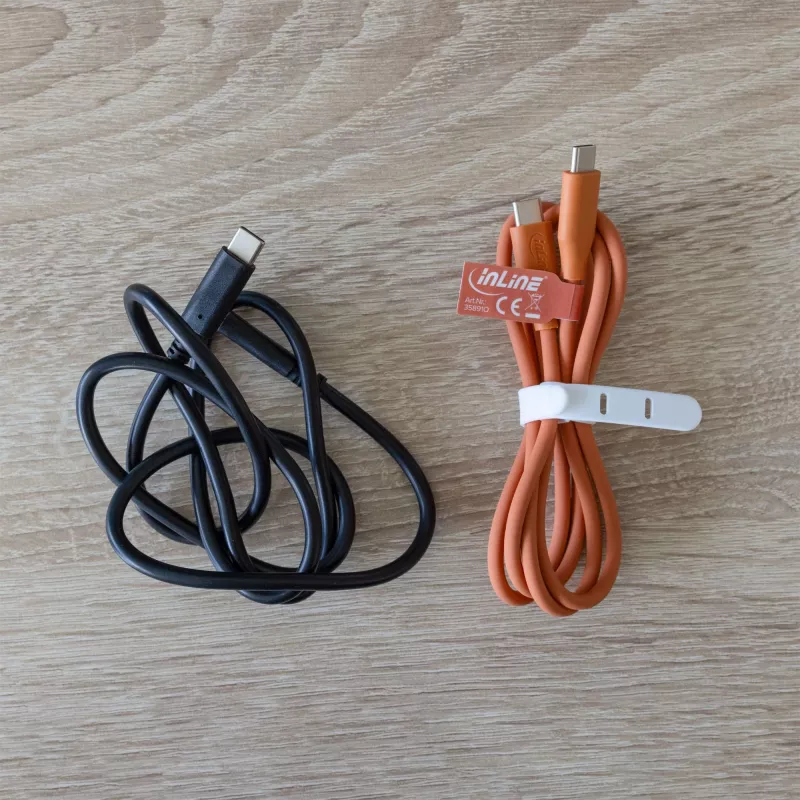 USB-C laidas InLine 35895O 0,5 m oranžinis USB 2.0 0,48 Gbit/s