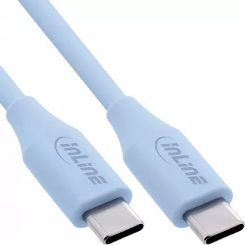 InLine 35895B USB-C laidas USB 2.0 0,5 m mėlynas