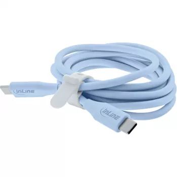 InLine 35895B USB-C laidas USB 2.0 0,5 m mėlynas