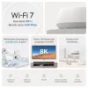TP-Link DECO BE22 Dviejų juostų (2,4 GHz / 5 GHz) Wi-Fi 7 (802.11be) Baltas 2 vidinės antenos