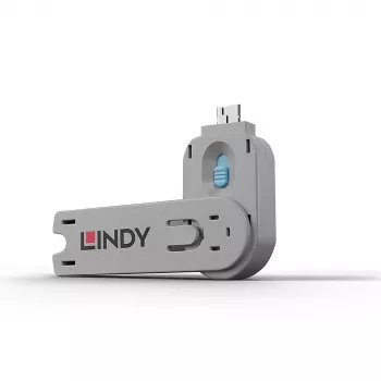 Lindy USB Type A raktas prievadų blokavimui, mėlynas