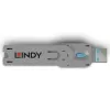 Lindy USB Type A raktas prievadų blokavimui, mėlynas