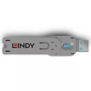 Lindy USB Type A raktas prievadų blokavimui, mėlynas